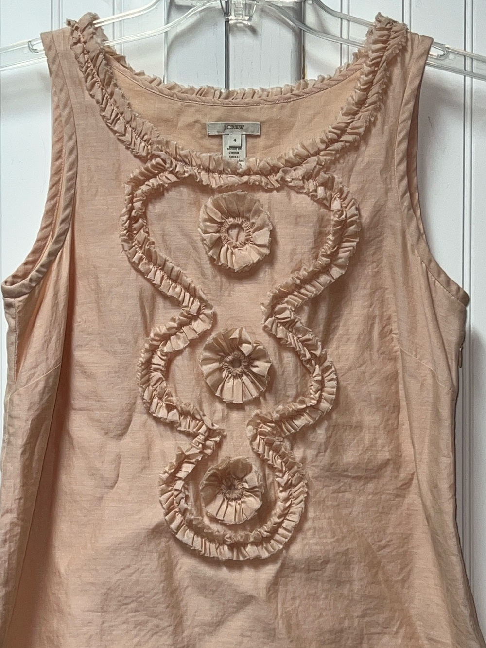 J Crew Silk Blend Tank Top Shirt M